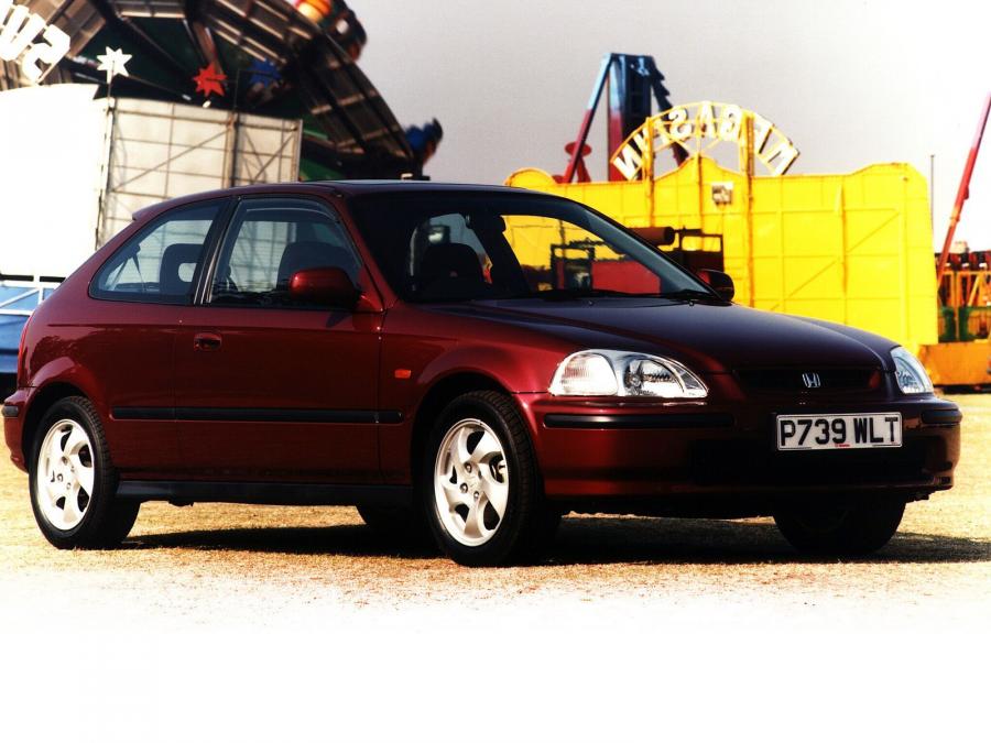  Honda Civic Hatchback 1995 года  (UK) (фото 4 из 6)
